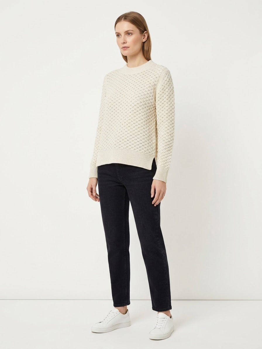 Maglione in Maglia Lavorata Lana e Cashmere