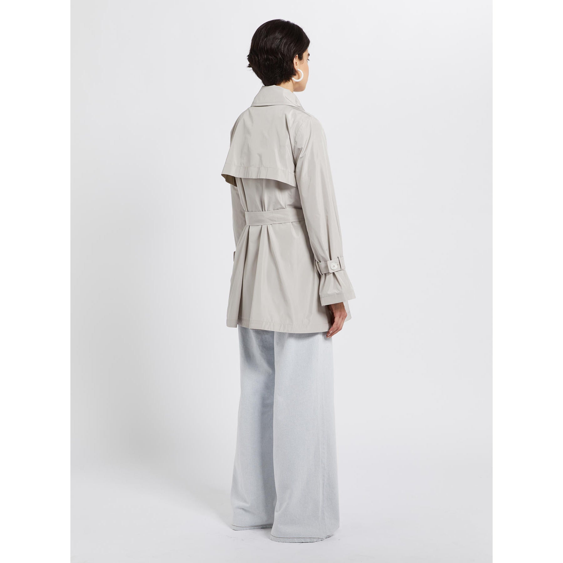 Trench in taffetà antigoccia