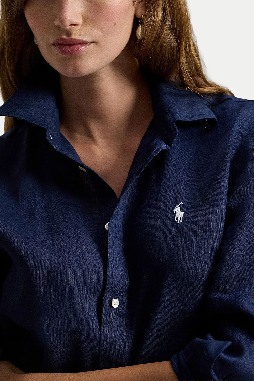 CAMICIA BOYFRIEND IN LINO E COTONE