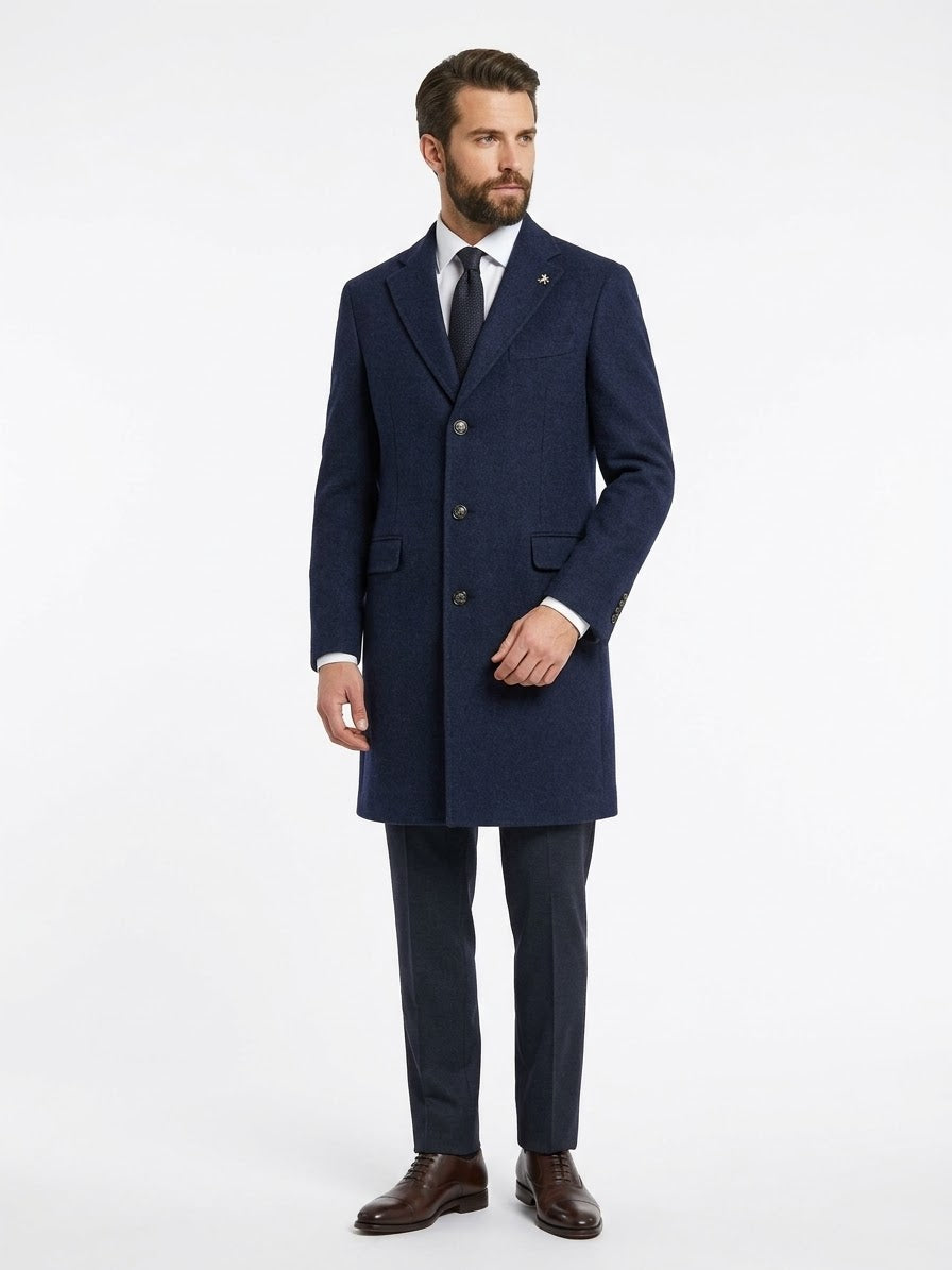 Cappotto Tessuto Loro Piana Capolavoro Double