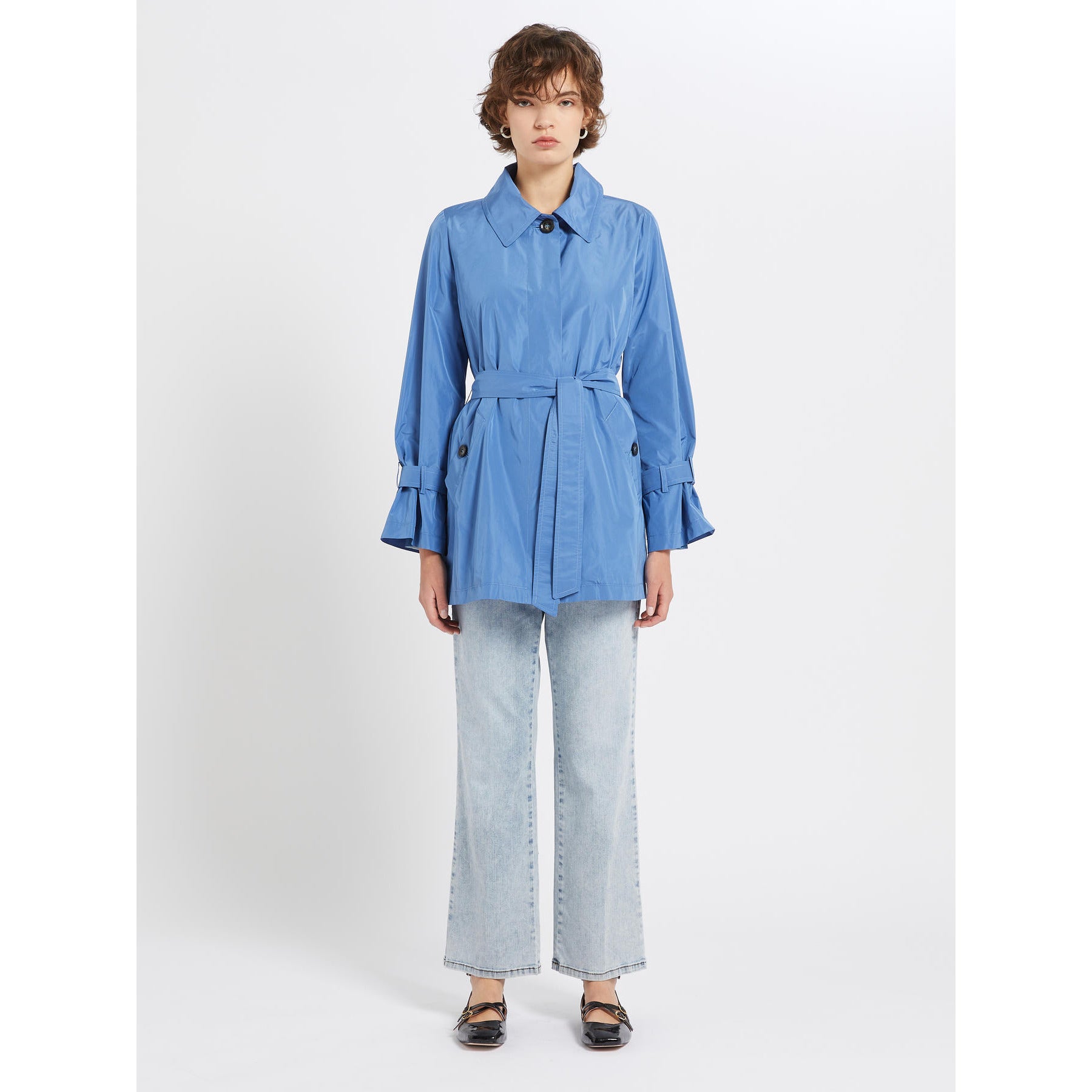 Trench in taffetà antigoccia