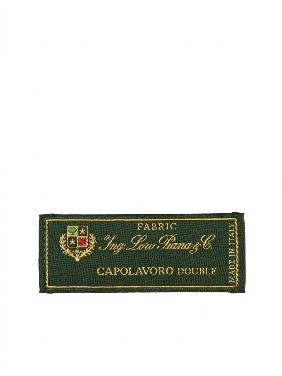 Cappotto Tessuto Loro Piana Capolavoro Double