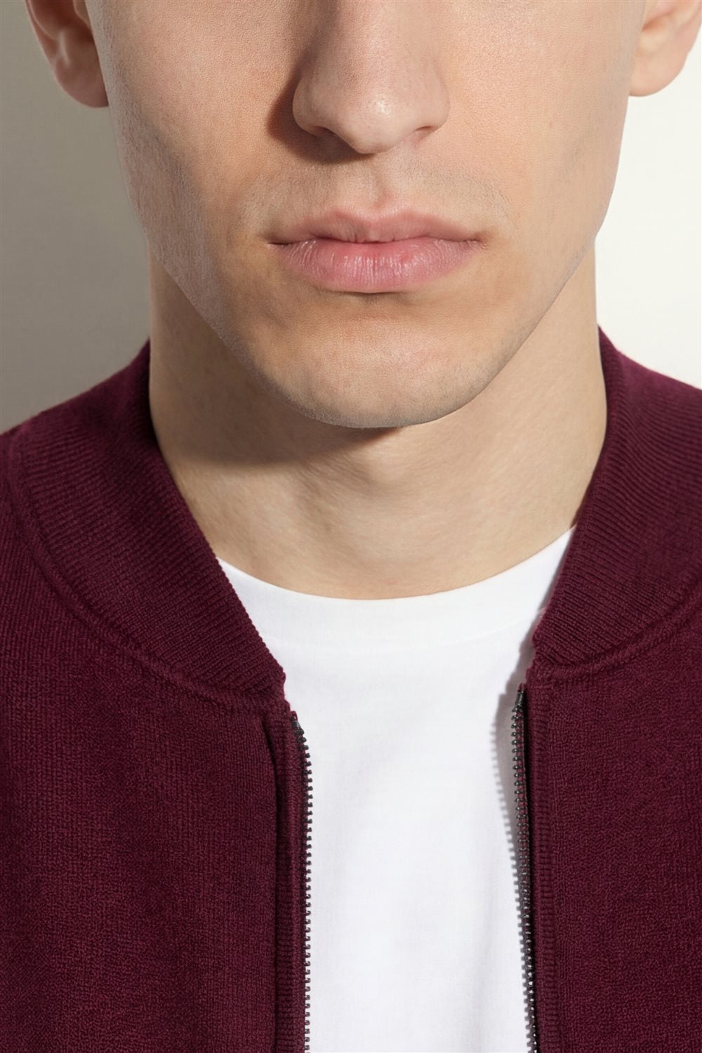 Bomber In Maglia Lana-Cotone Finezza 16