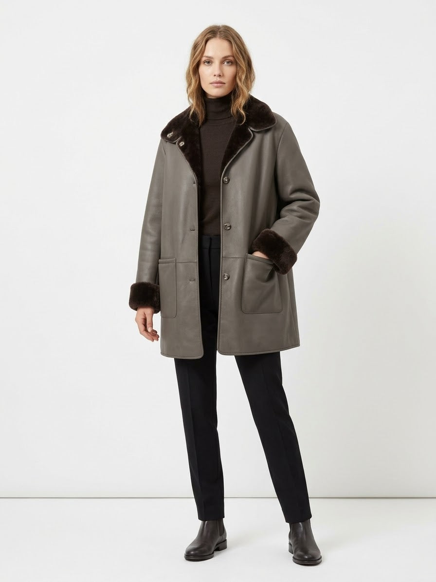 Montone Shearling Reversibile