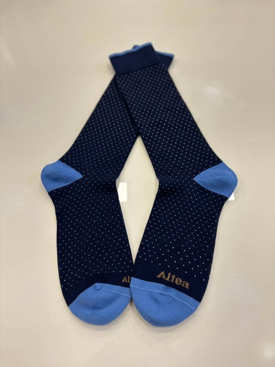 Calzini Pois Con Profili a Contrasto