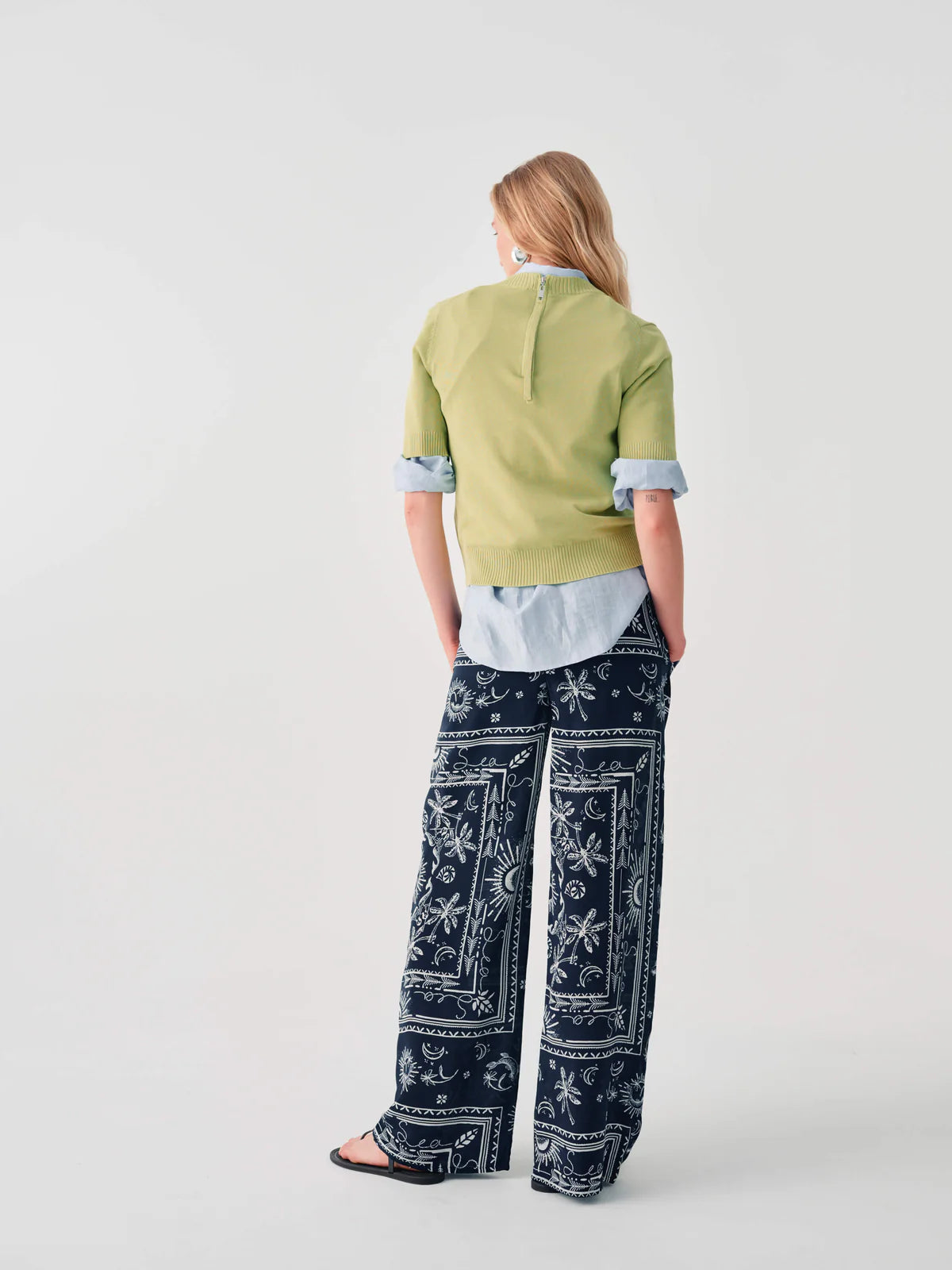 Pantaloni Palazzo Fantasia