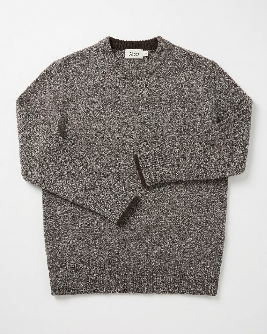 Maglia Mouliné in Cashmere e Lana