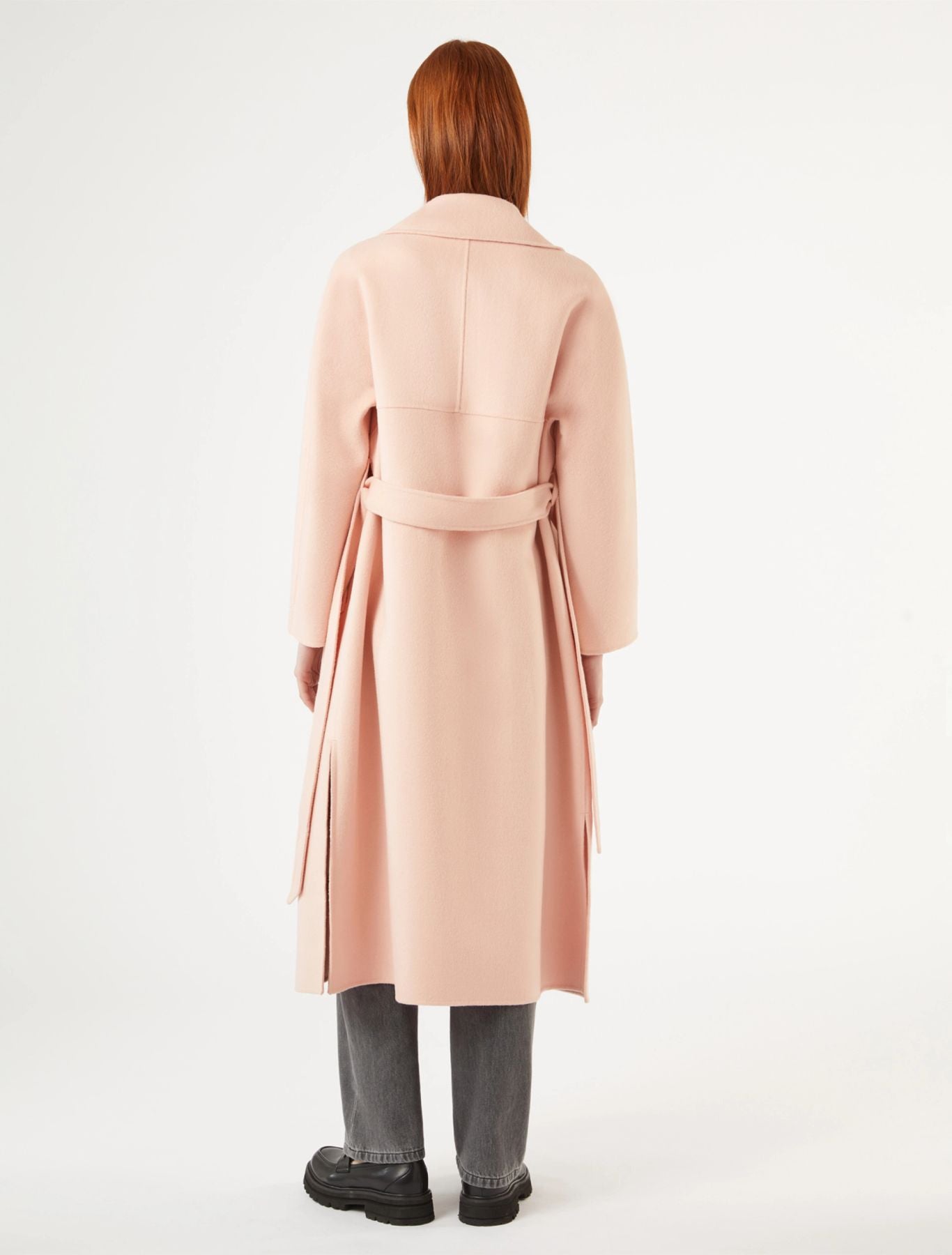 Cappotto Con Cintura Sfoderato