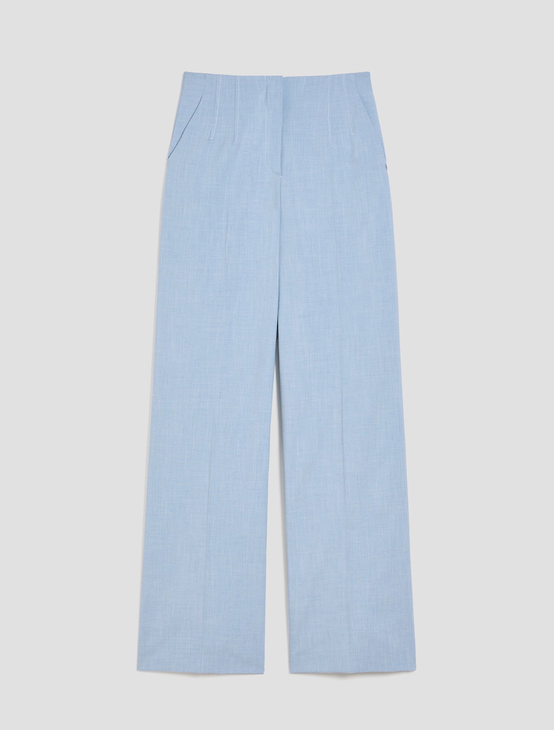Pantaloni Ampi In Tela Chiné
