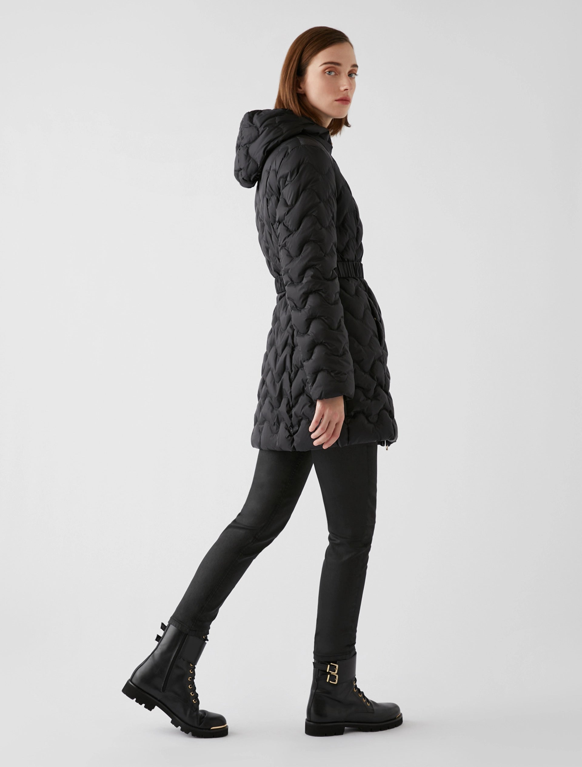 Piumino con impunture a onde PENNY BLACK