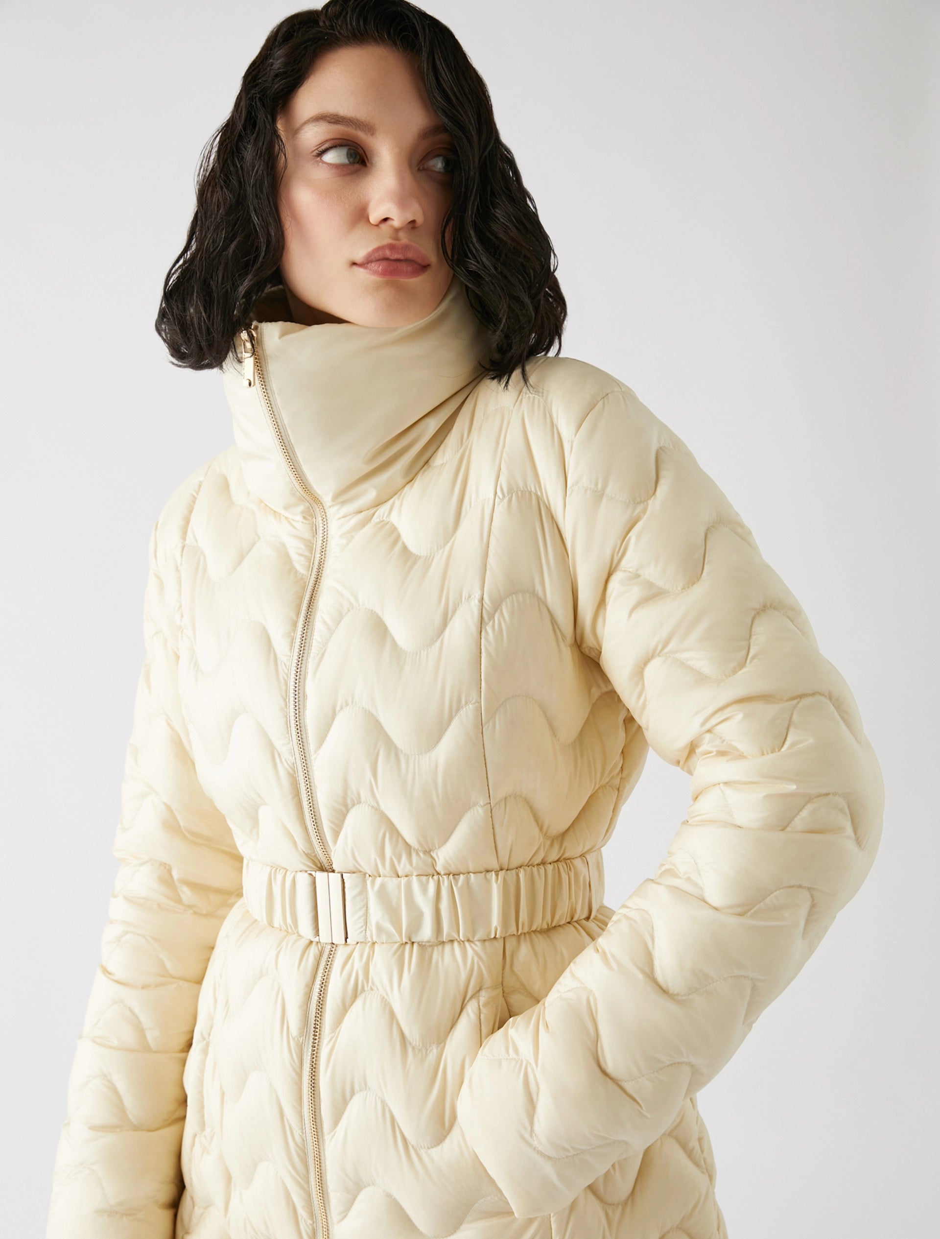 Piumino con impunture a onde PENNY BLACK