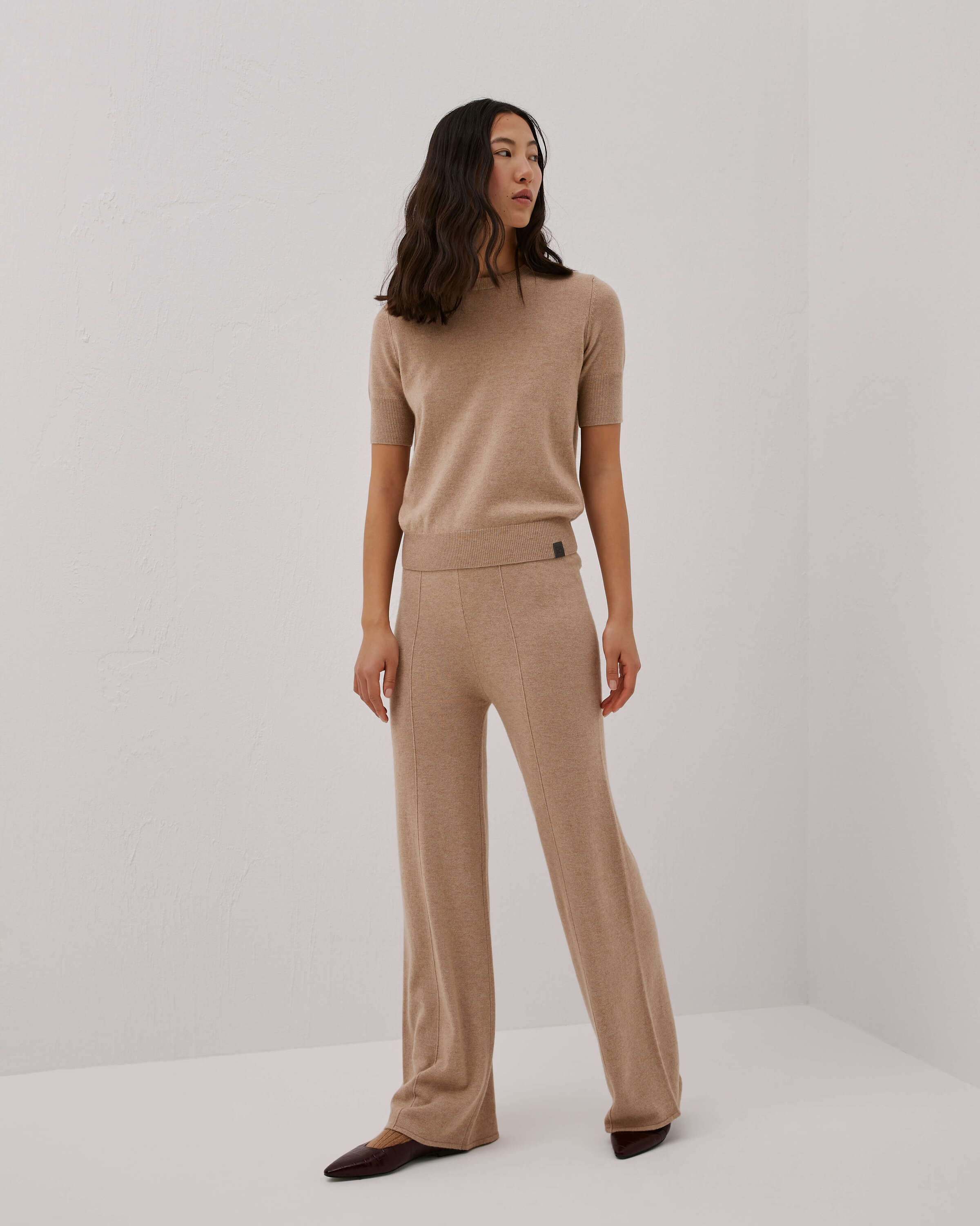 Pantaloni in Maglia Palazzo