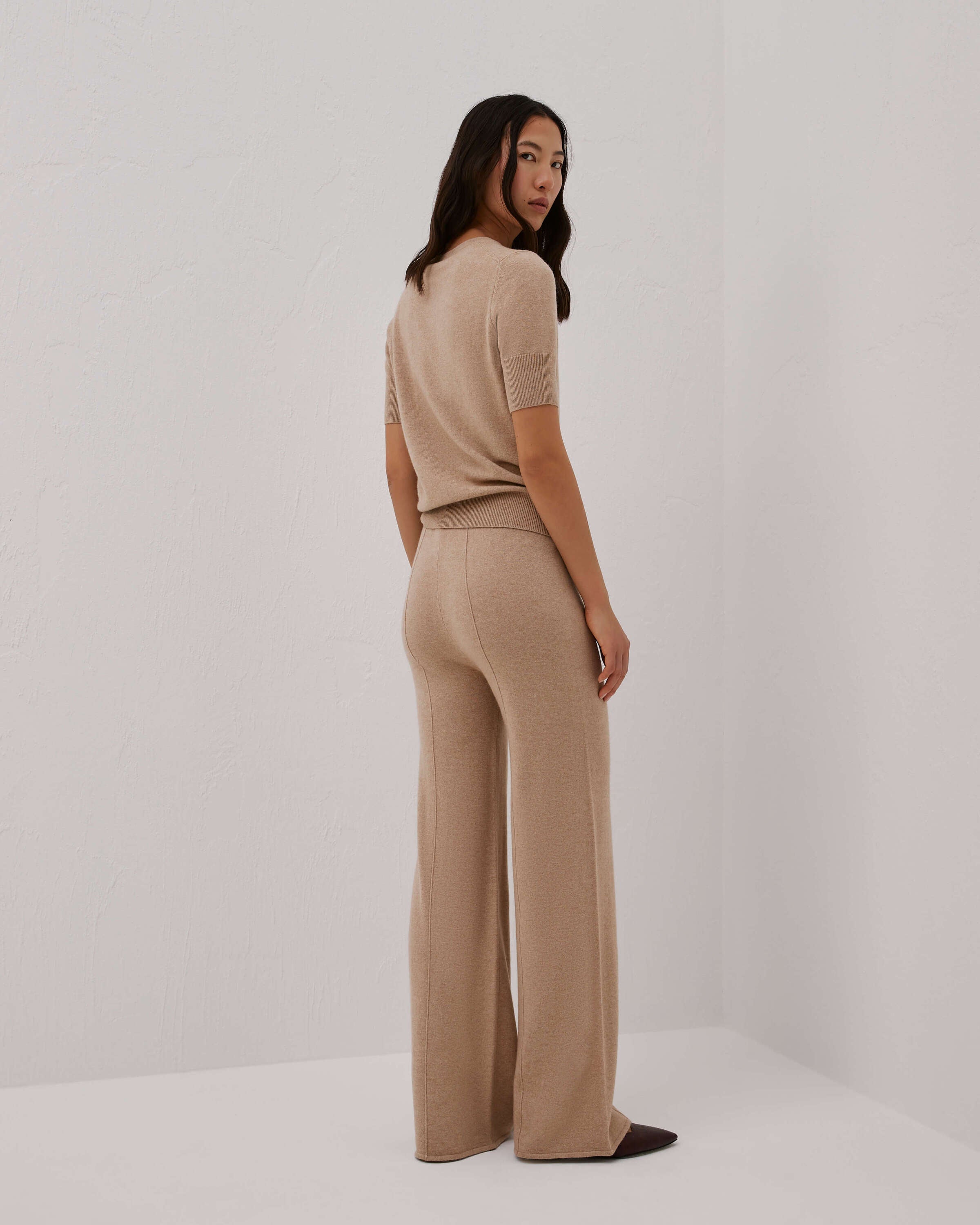 Pantaloni in Maglia Palazzo