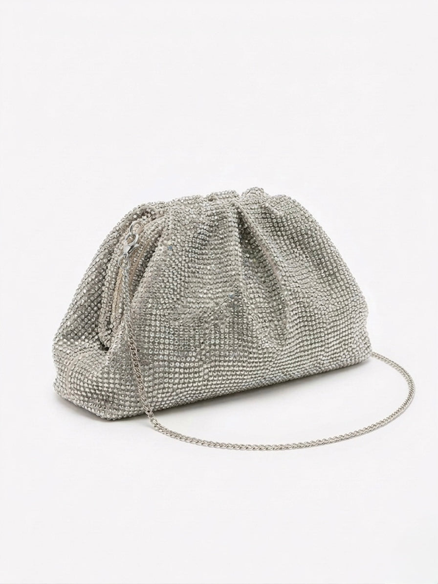 Borsa Clutch Con Tracolla Sganciabile
