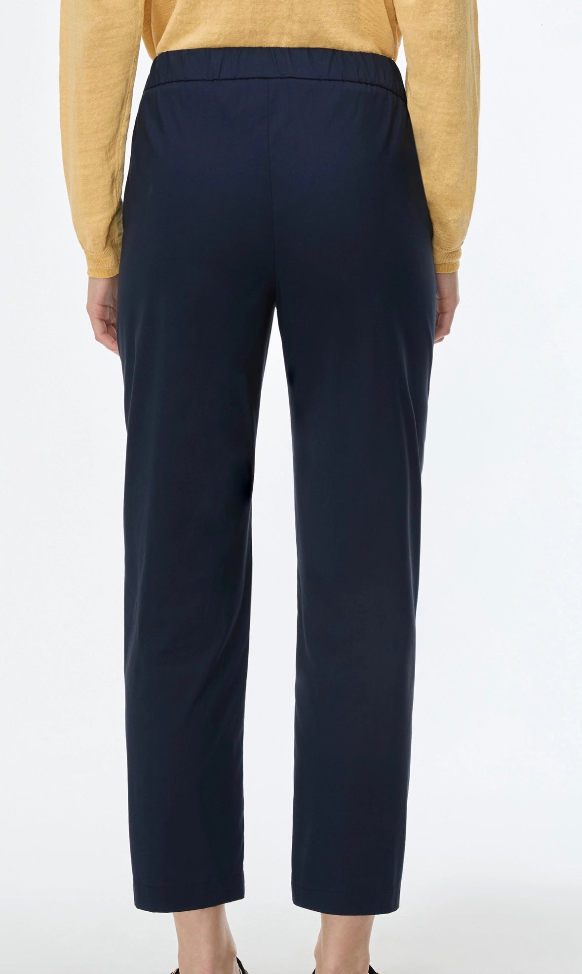Pantaloni Semiaderenti In Poepline