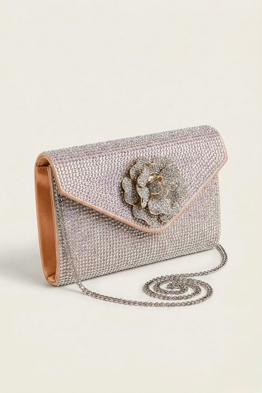 Borsa Clutch Con Tracolla Sganciabile
