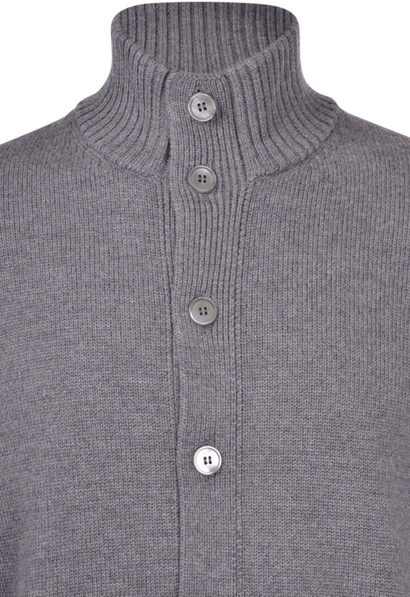 Cardigan full button in 3 fili Gran Sasso