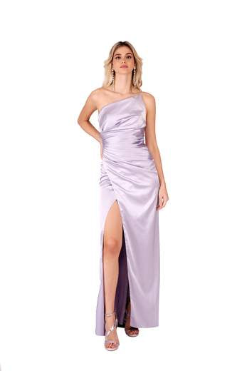 Abito Scollo Con Pizzo Con Stola