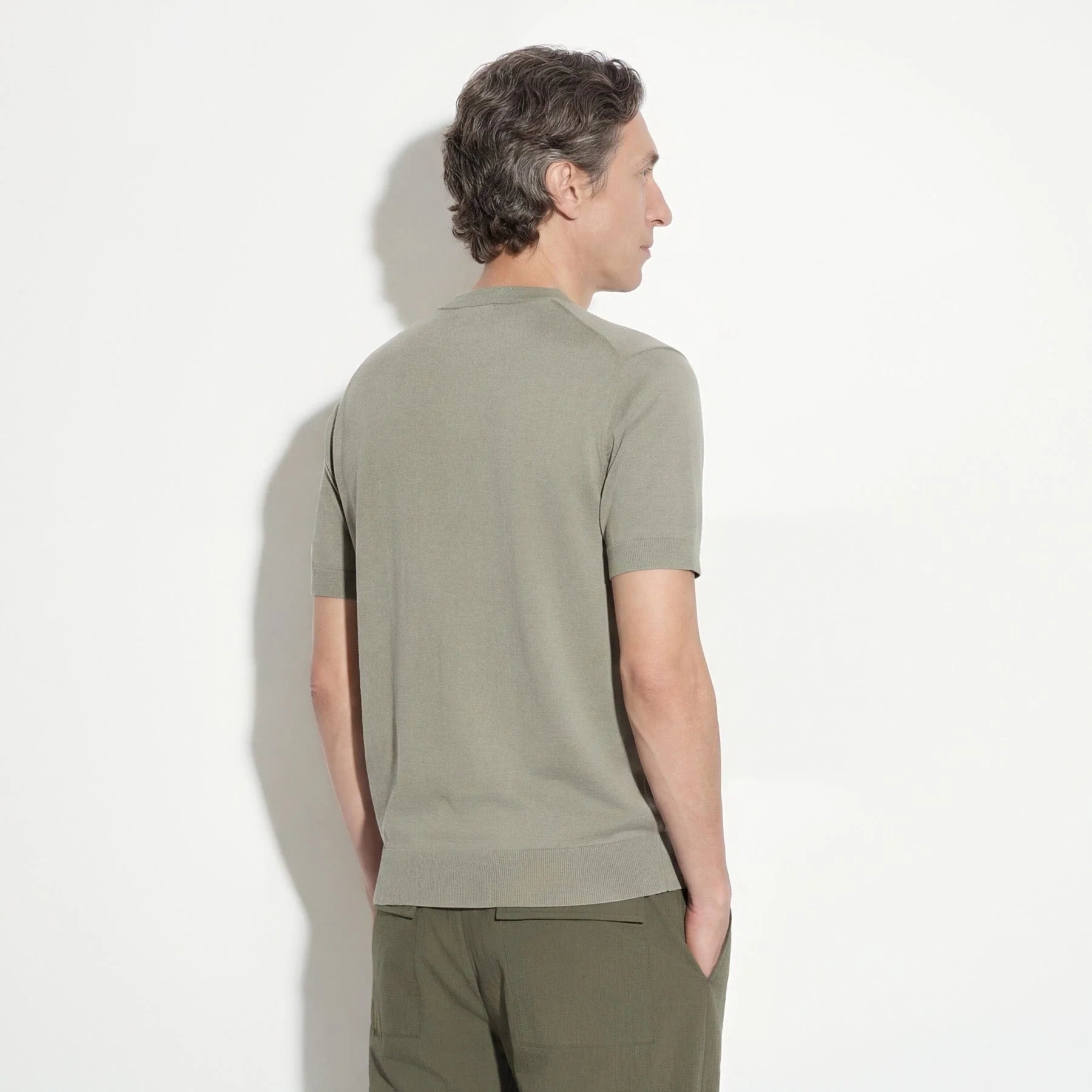 Maglia Girocollo in Seta e Cotone