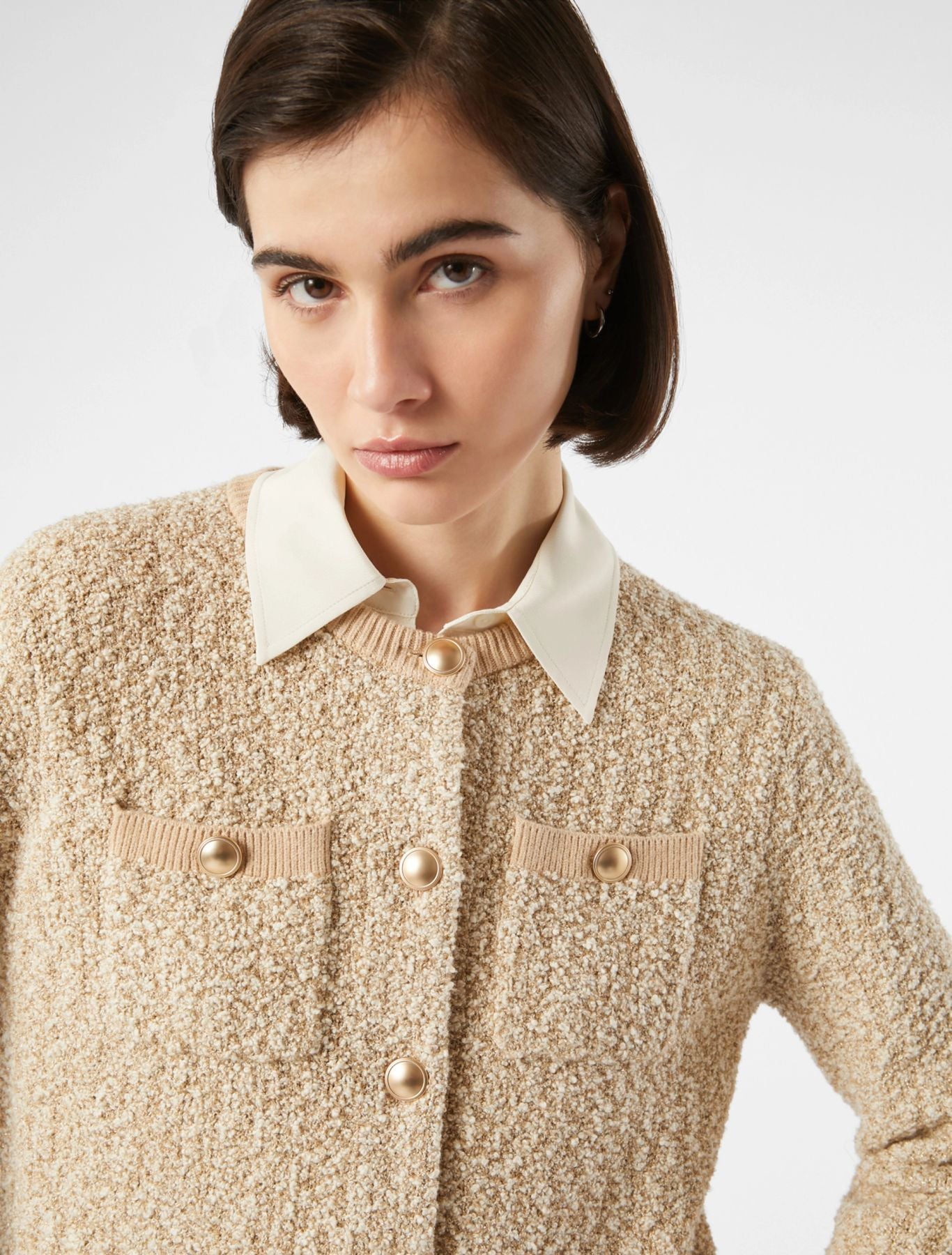 Giacca in Maglia Tweed