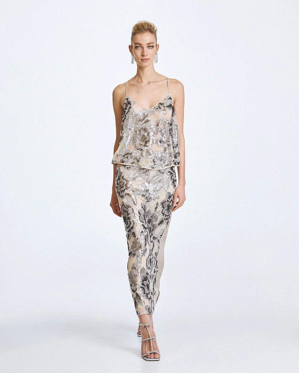 Top in Tulle con Paillettes