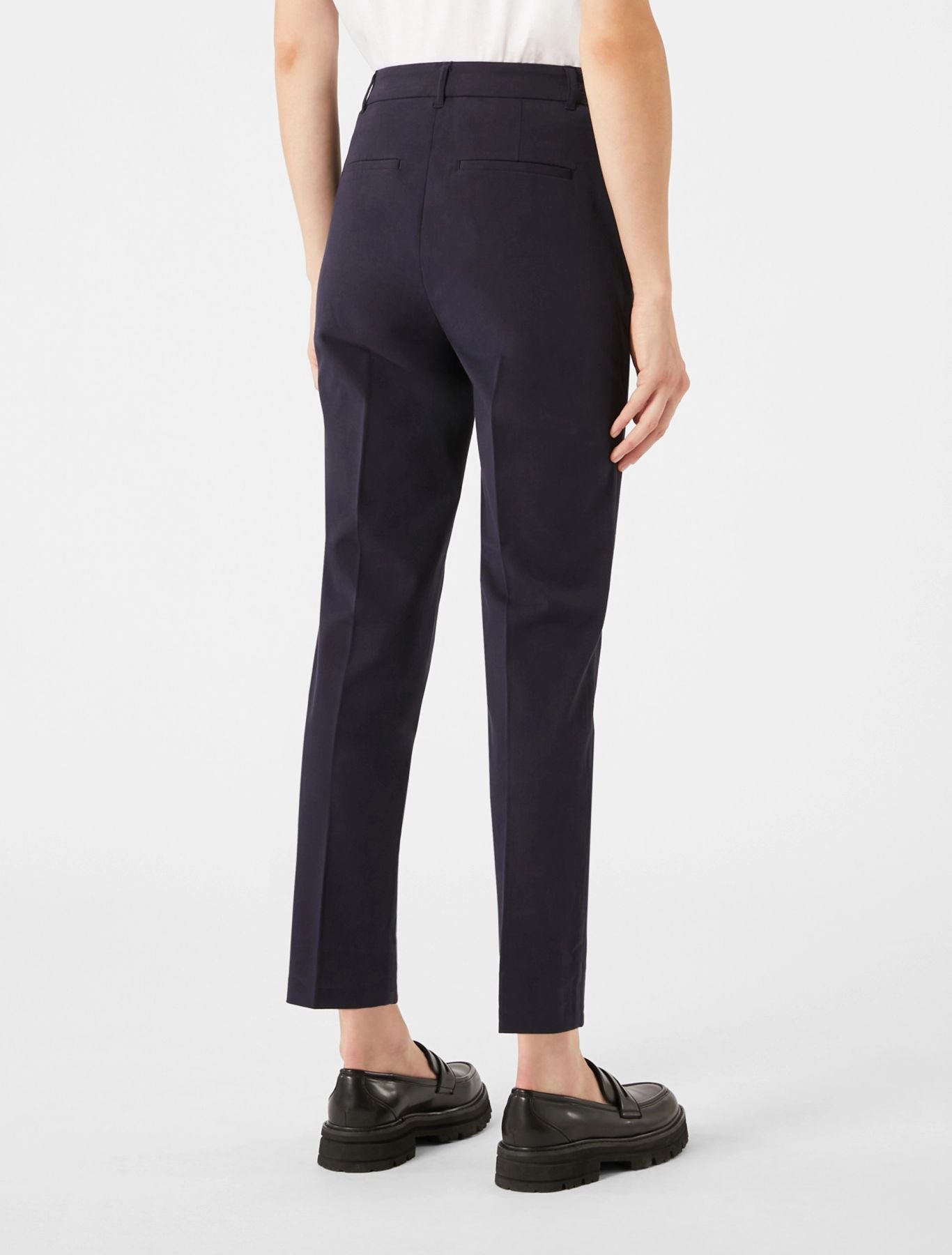 Pantaloni Slim Fit in Twill