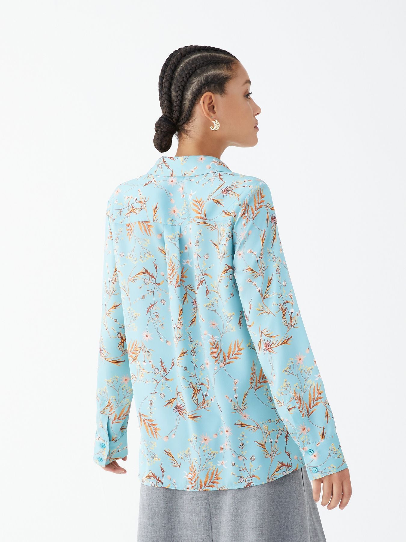 Camicia scivolata fantasia