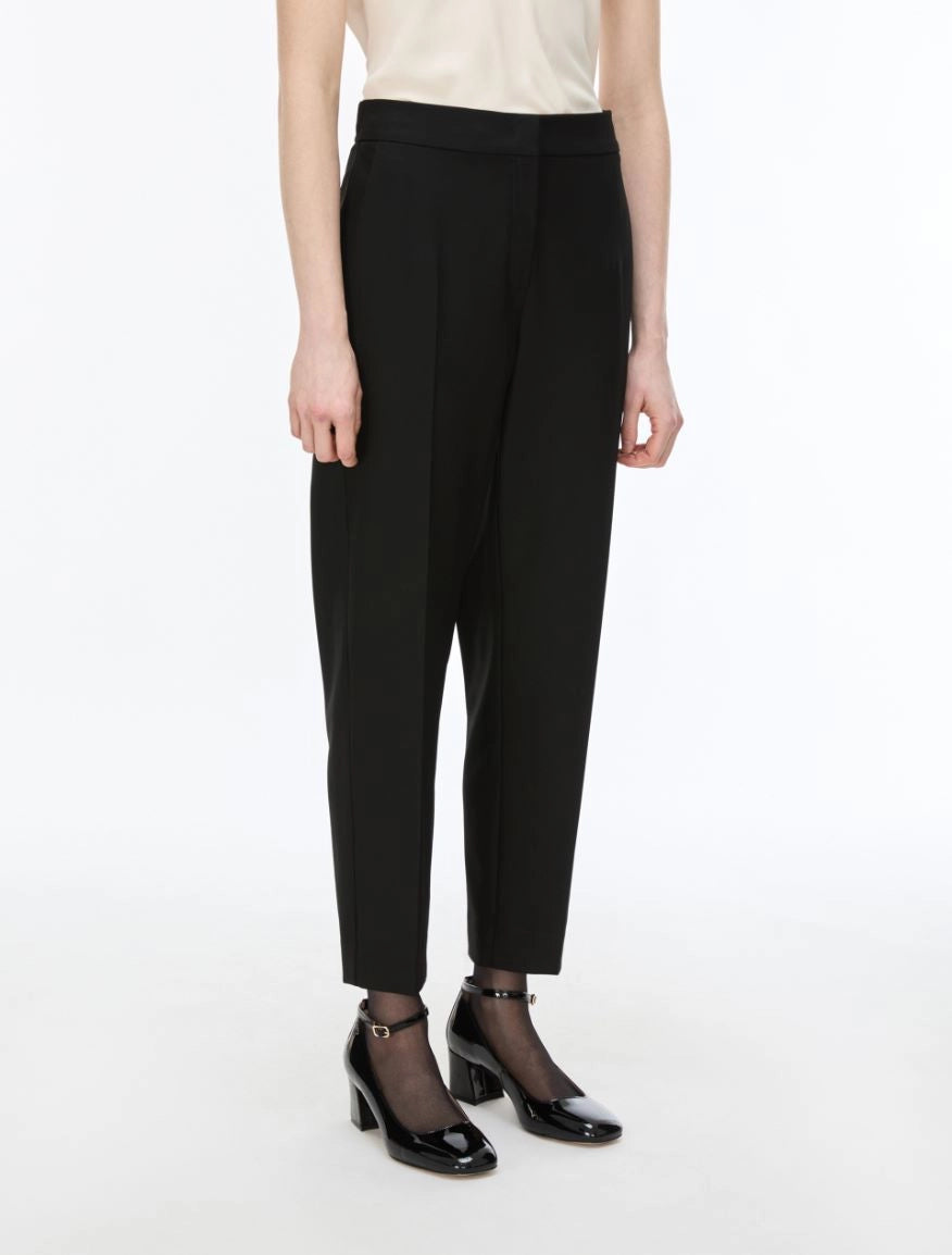 Pantaloni in Tessuto Stretch