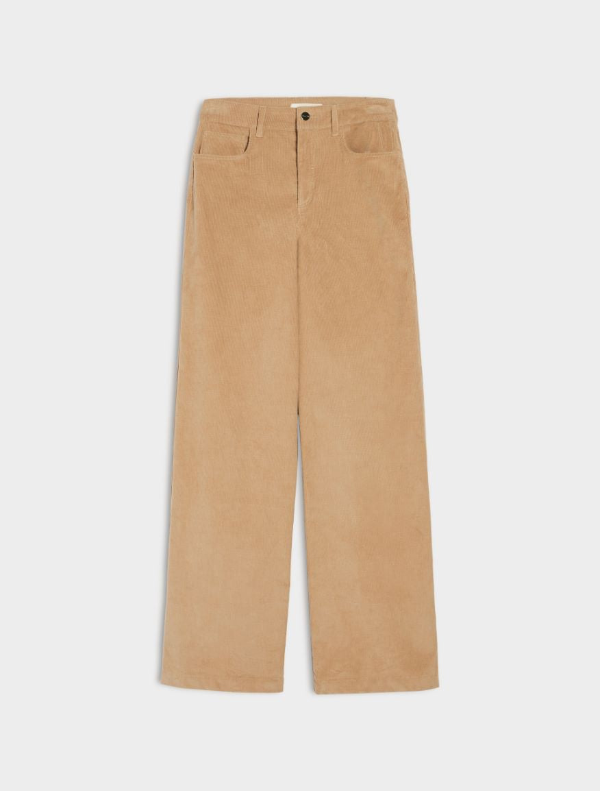 Pantaloni Wide Leg in Velluto