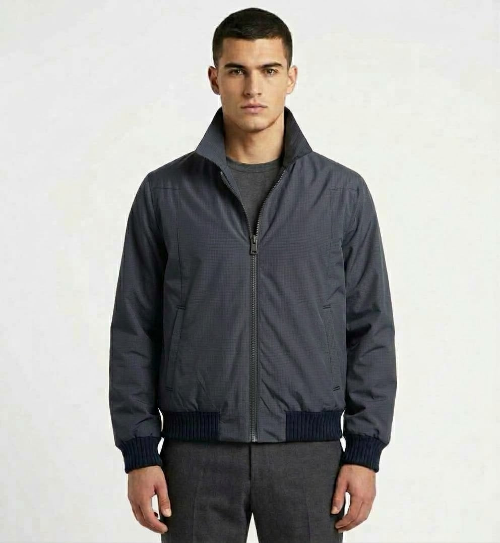 Bomber Reversibile Cashmere e Nylon