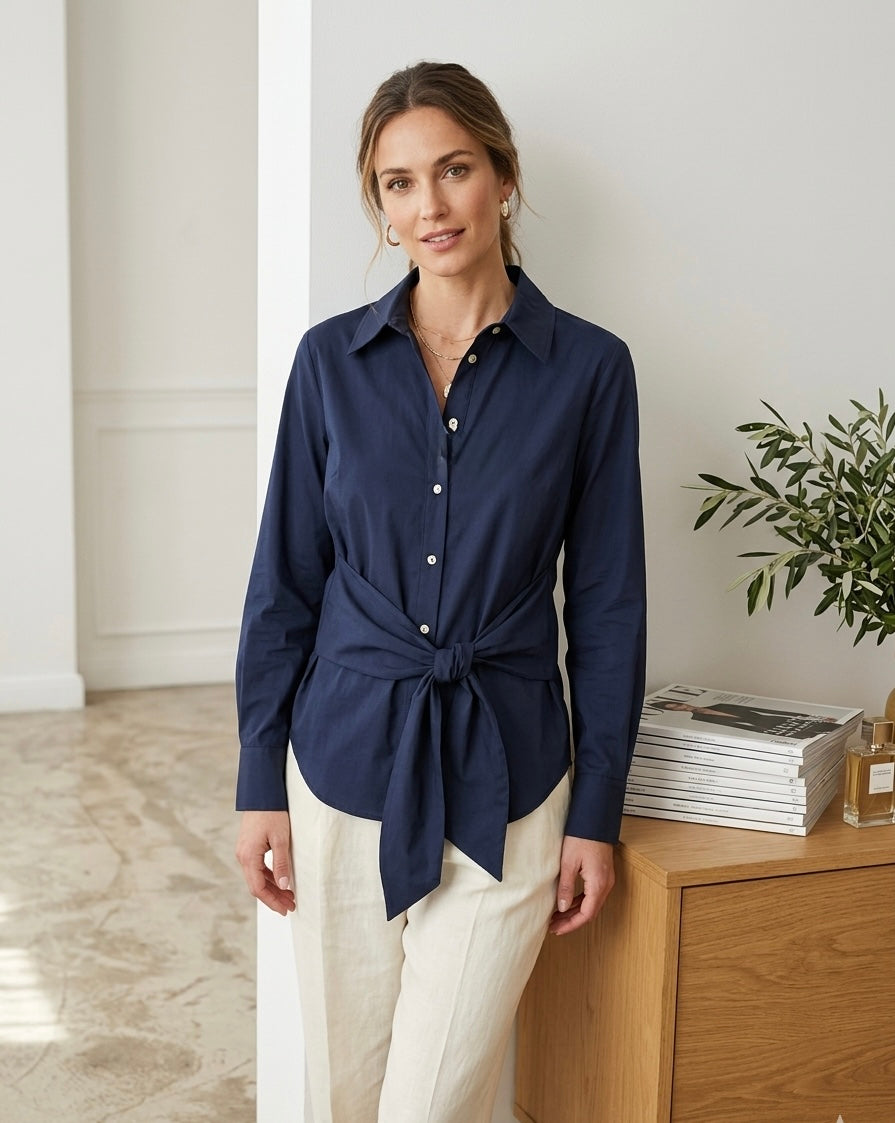 Camicia Con Fiocco