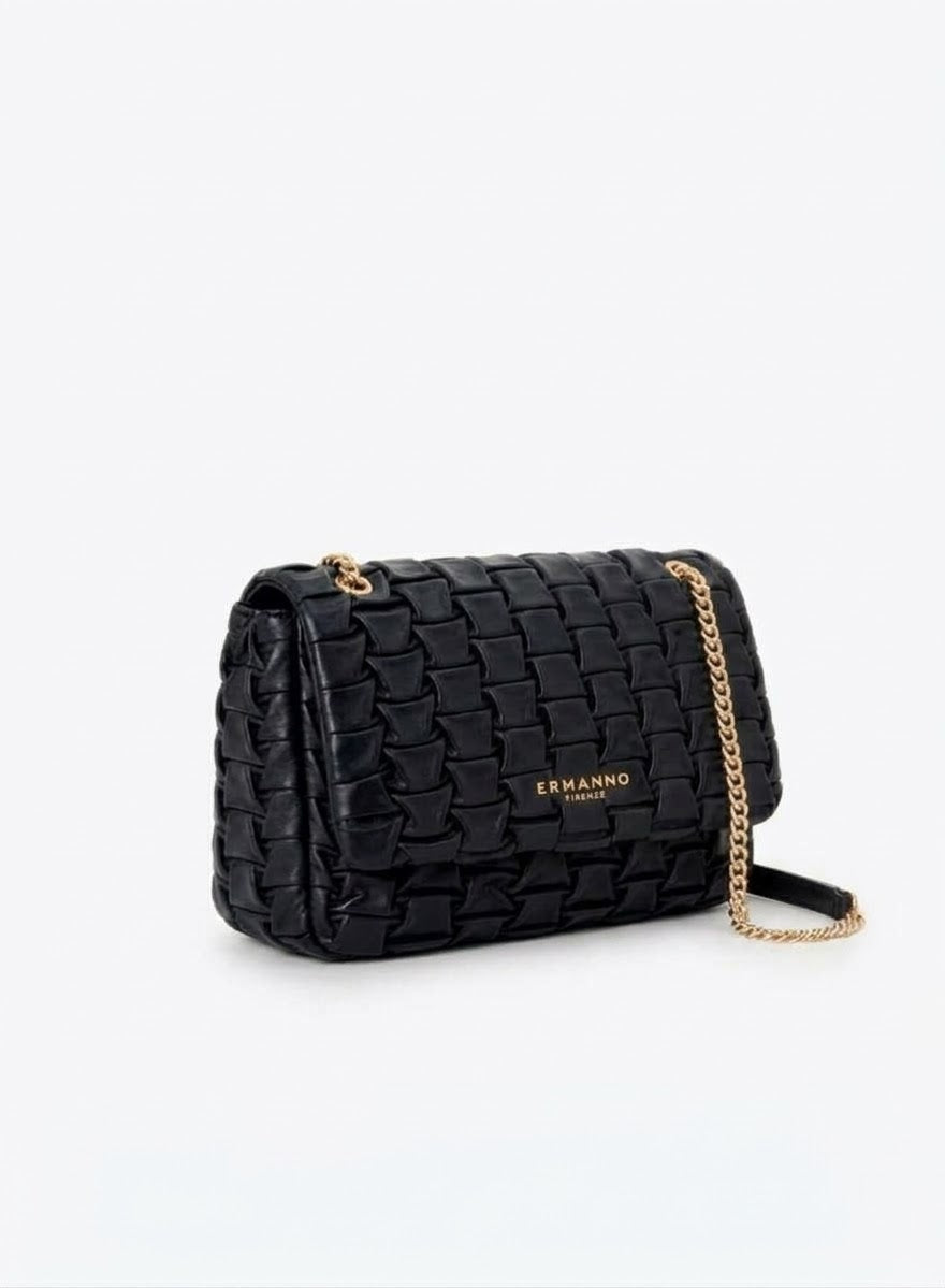 Borsa a Mano in Ecopelle con Tragolla Allungabile