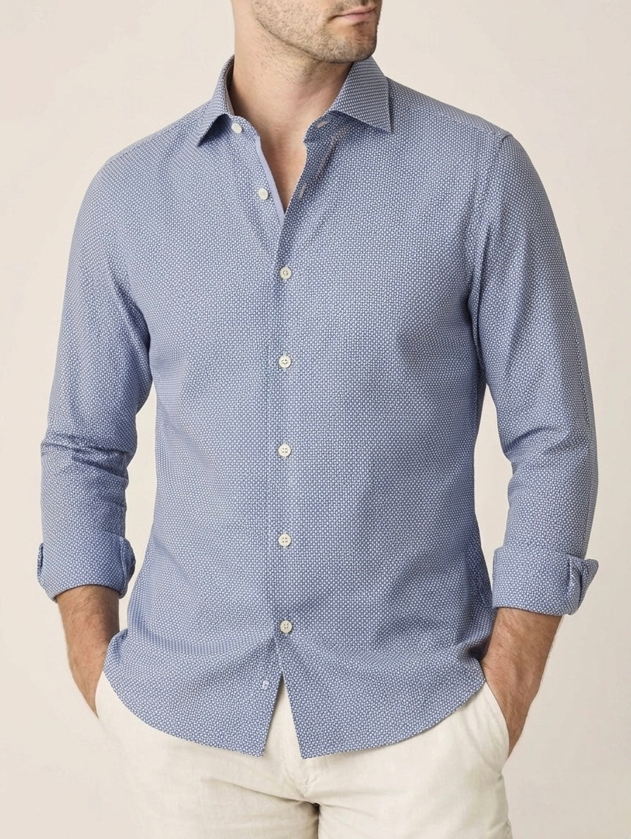 Camicia Operata In Cotone