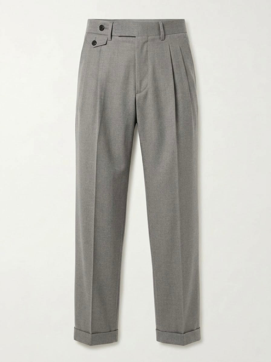 Pantalone Doppia Pinces con Bustino Flanella