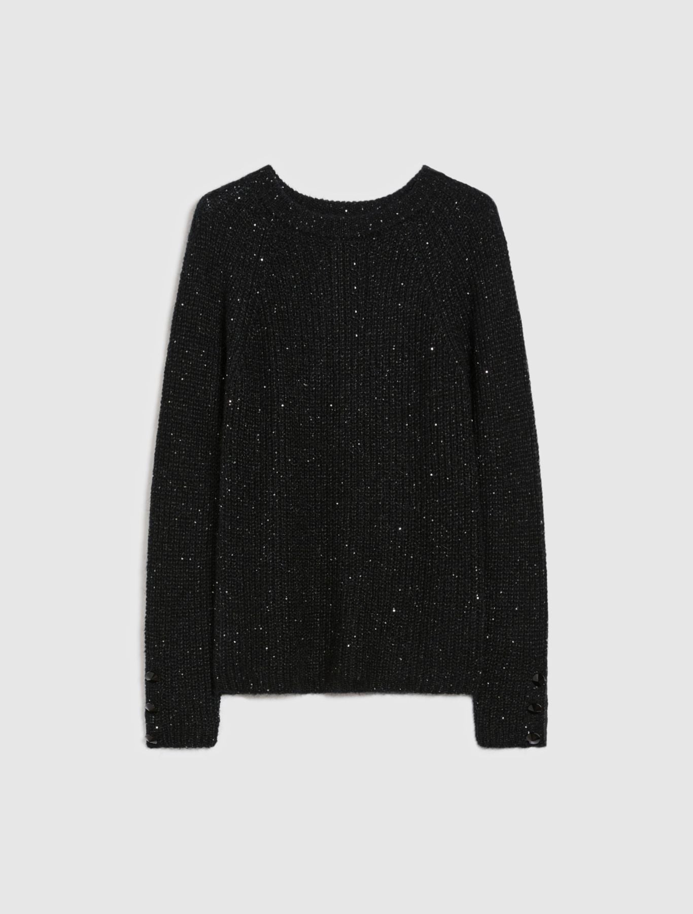Maglia Con Micro Paillettes