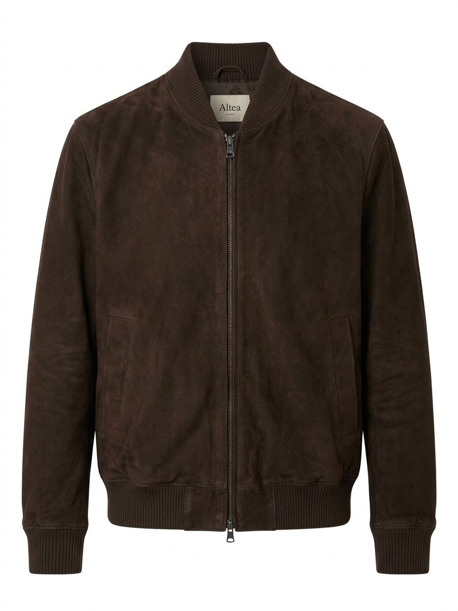 Bomber in Pelle Scamosciata