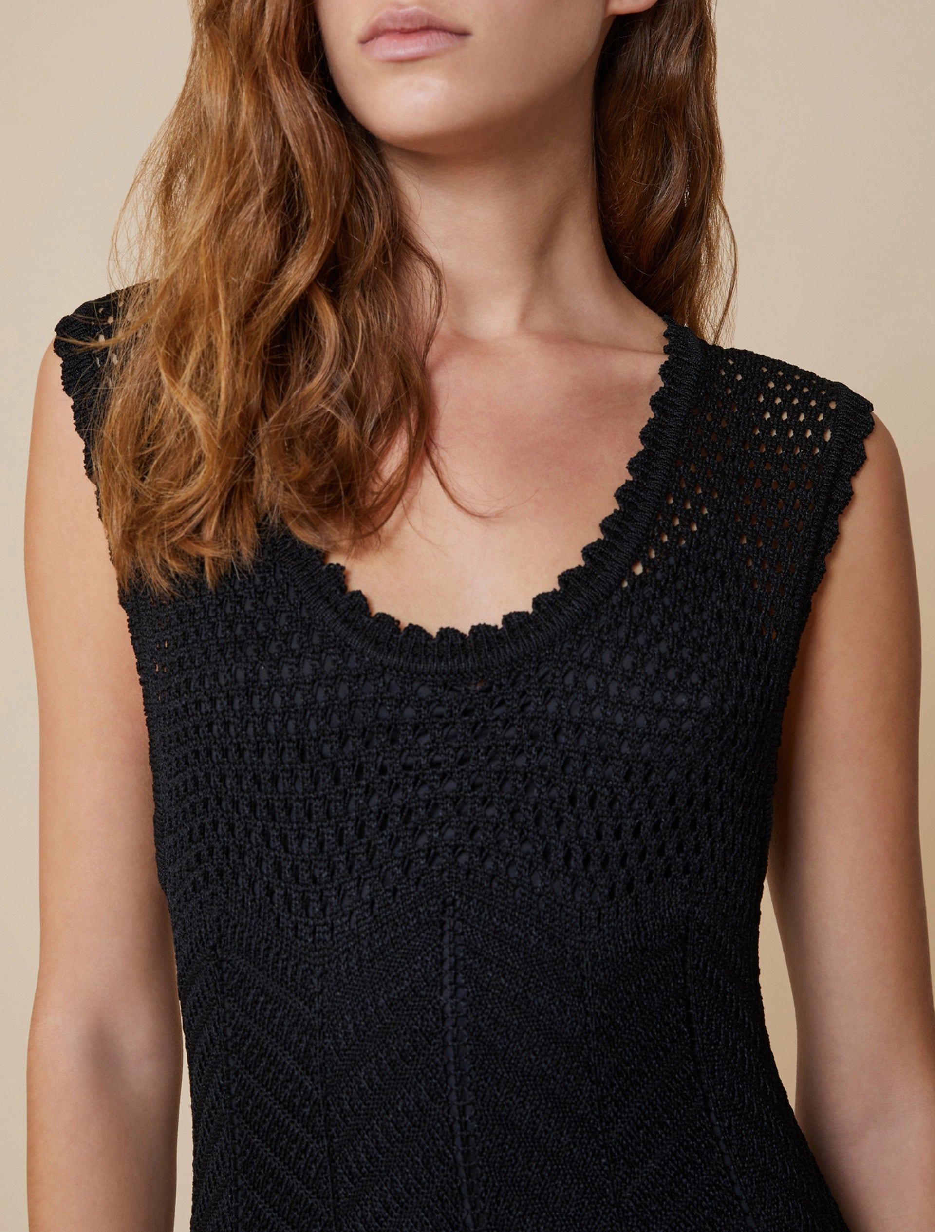Abito In Maglia Traforata