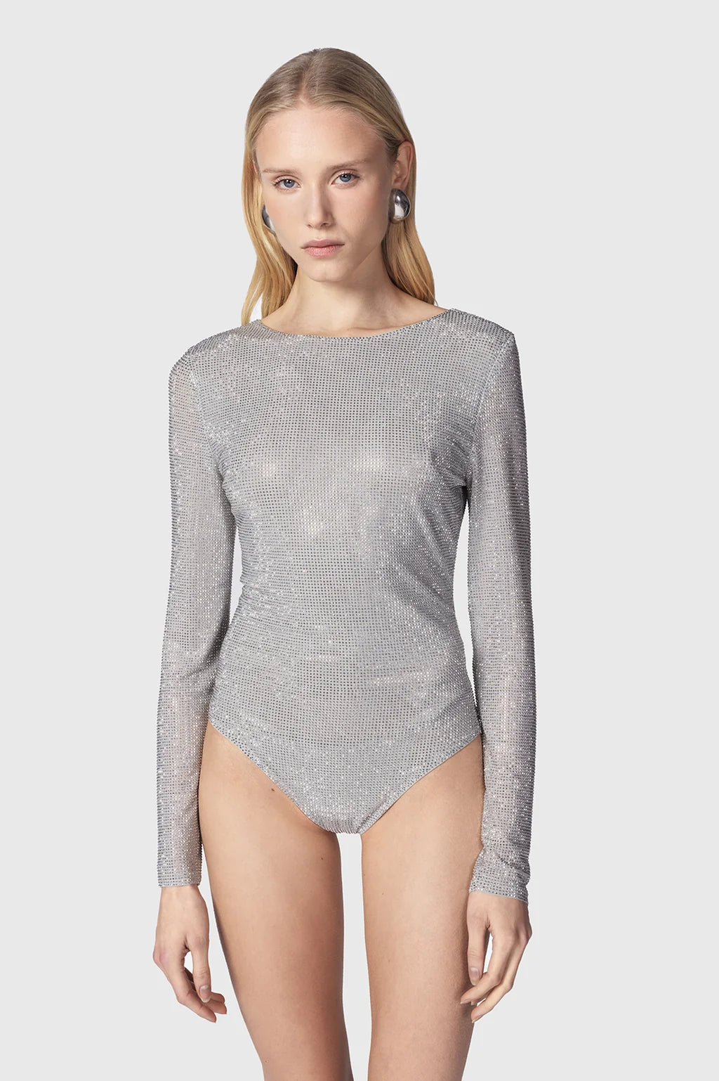 Body in Tulle Ricoperto di Strass.