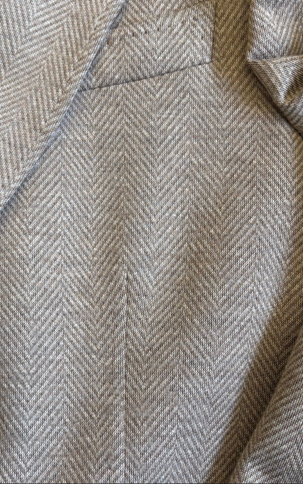 Giacca Spigata In Jersey di Cotone e Cashmere