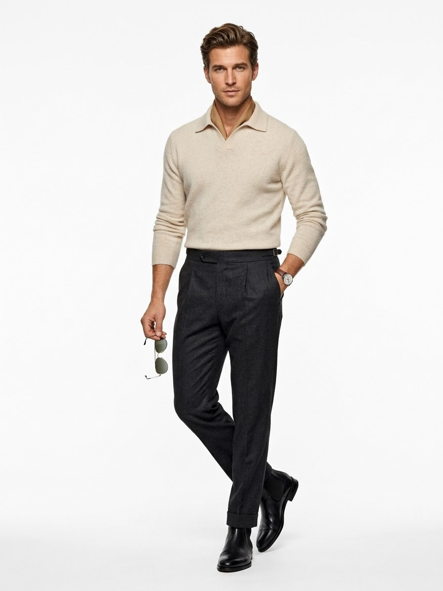 Maglione Skipper in Cashmere e Lana