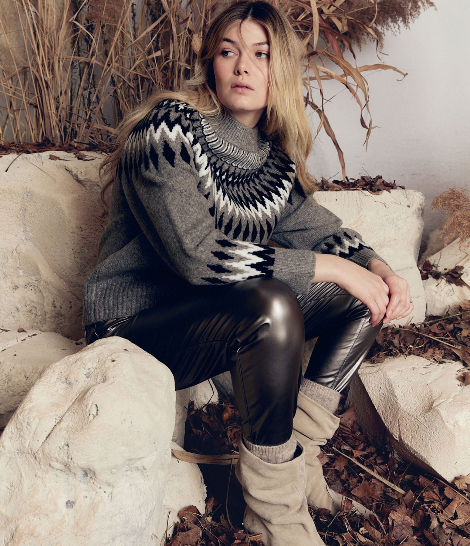 Maglione con Lavorazione