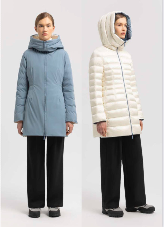 Giubbotto Reversibile In Piuma