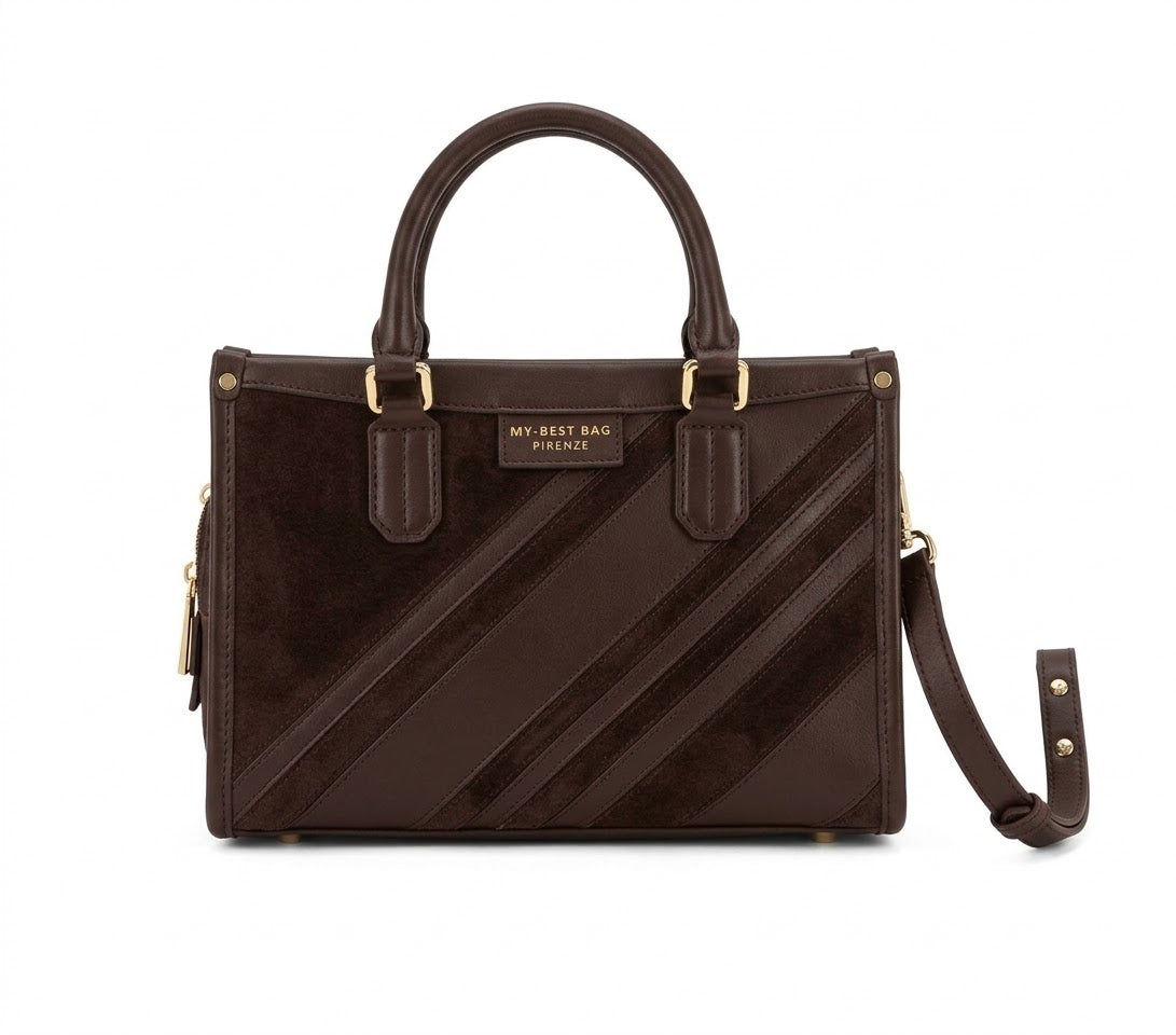 Borsa Grande in Pelle con Tracolla Sganciabile