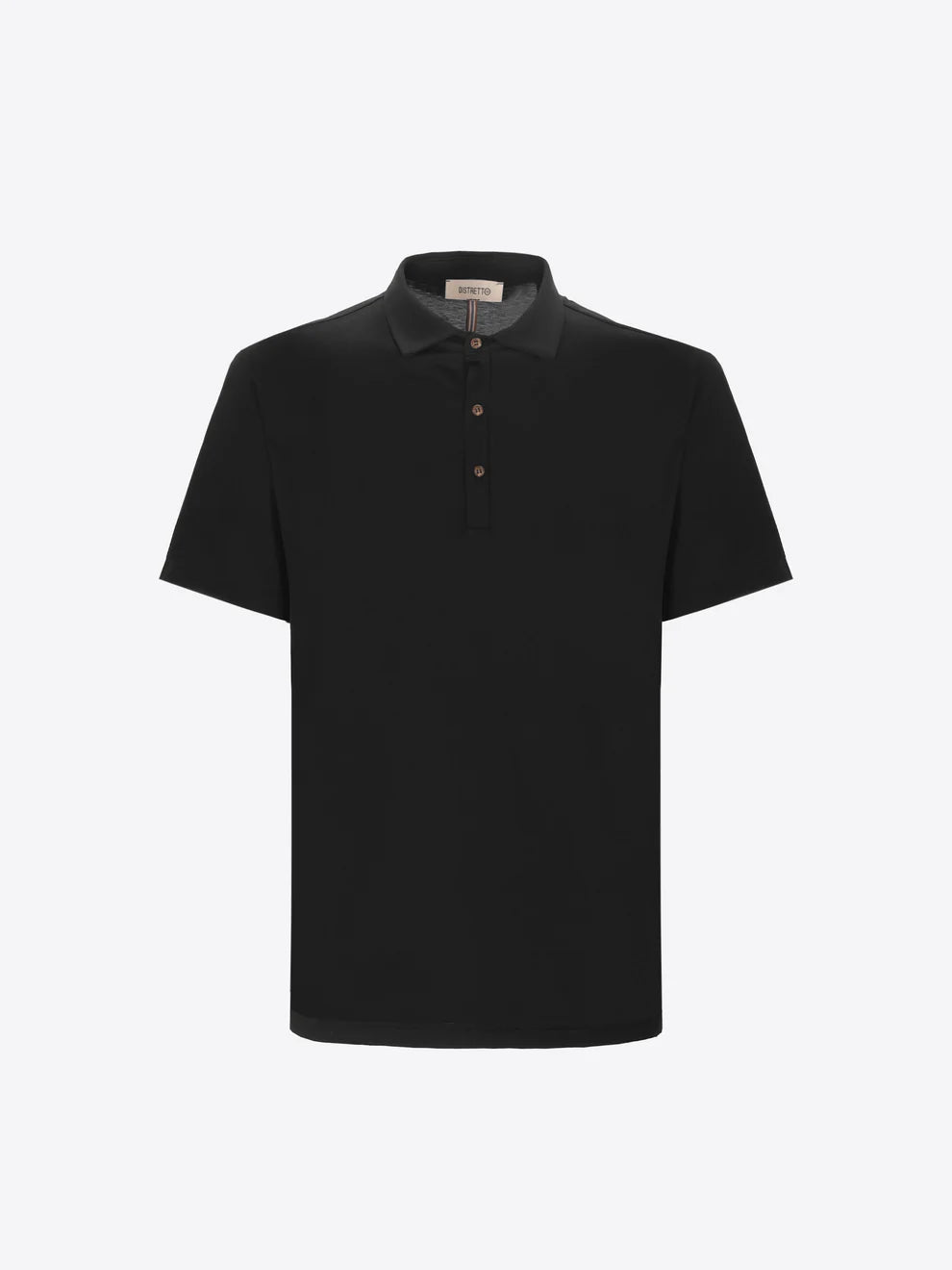 Polo Manica Corta in Tessuto Cotone/Modal