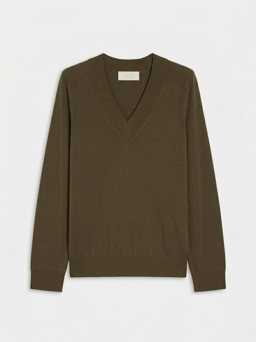 Maglia In Filo Scollo a V