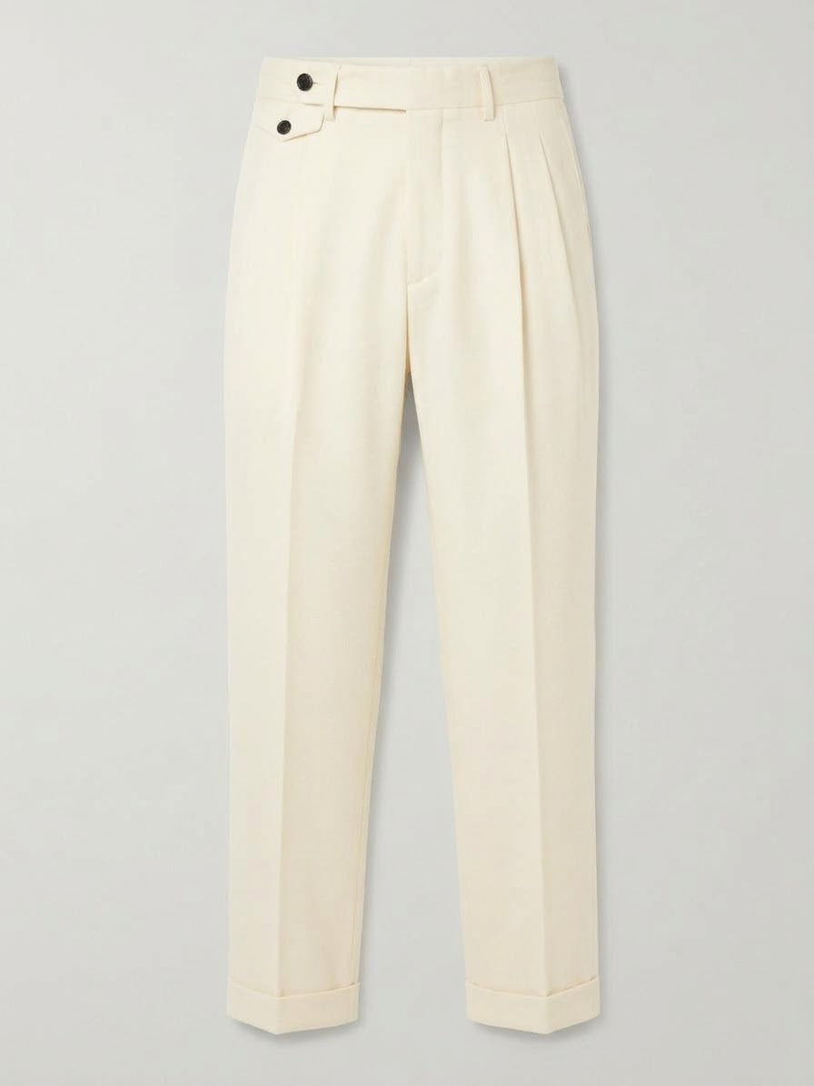 Pantalone Doppia Pinces con Bustino Flanella