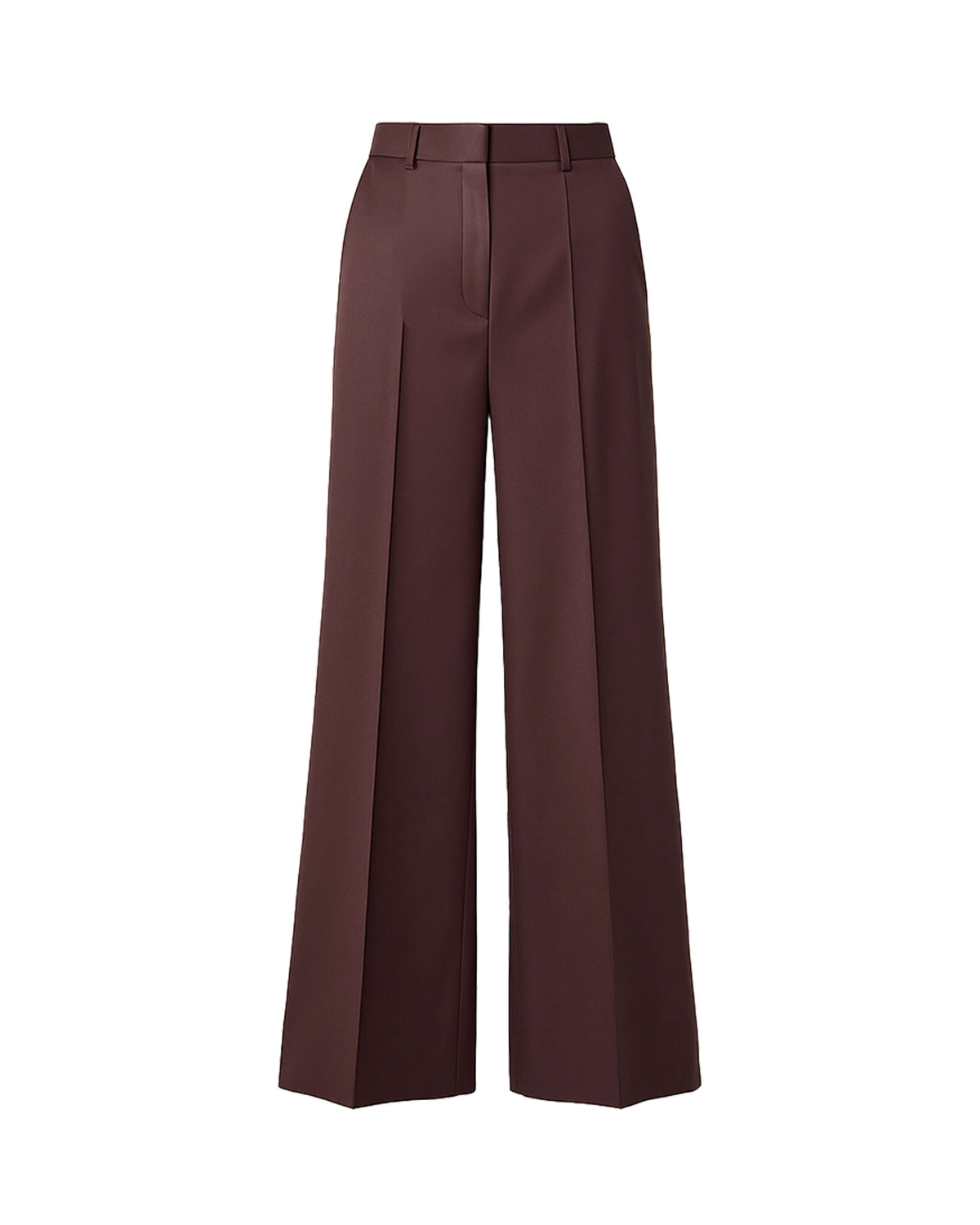 Pantaloni a Vita Alta con Gamba Ampia