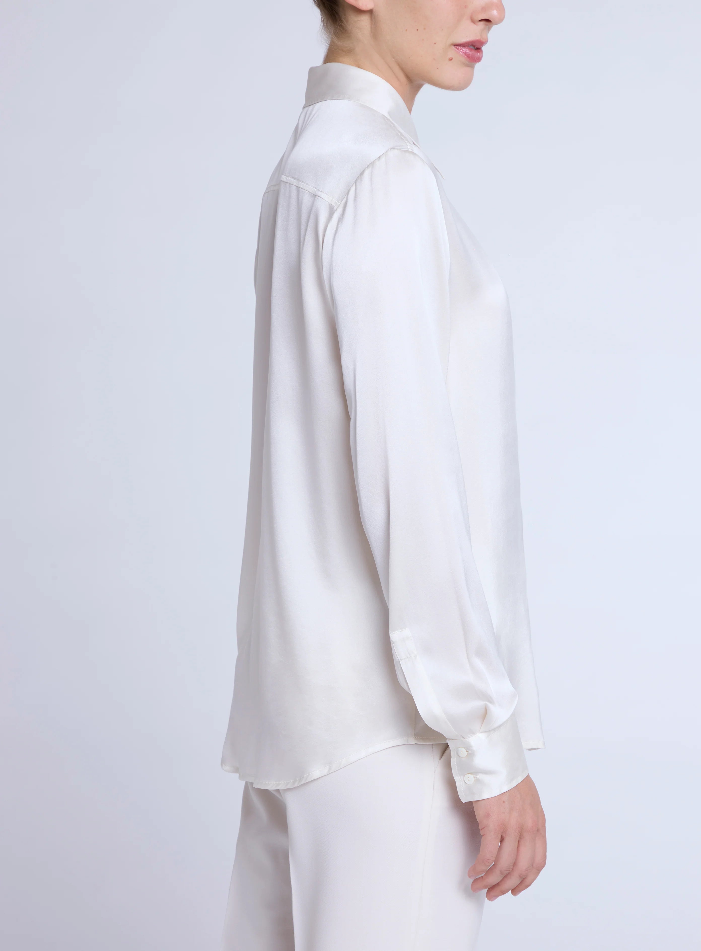 Camicia Satin Stretch