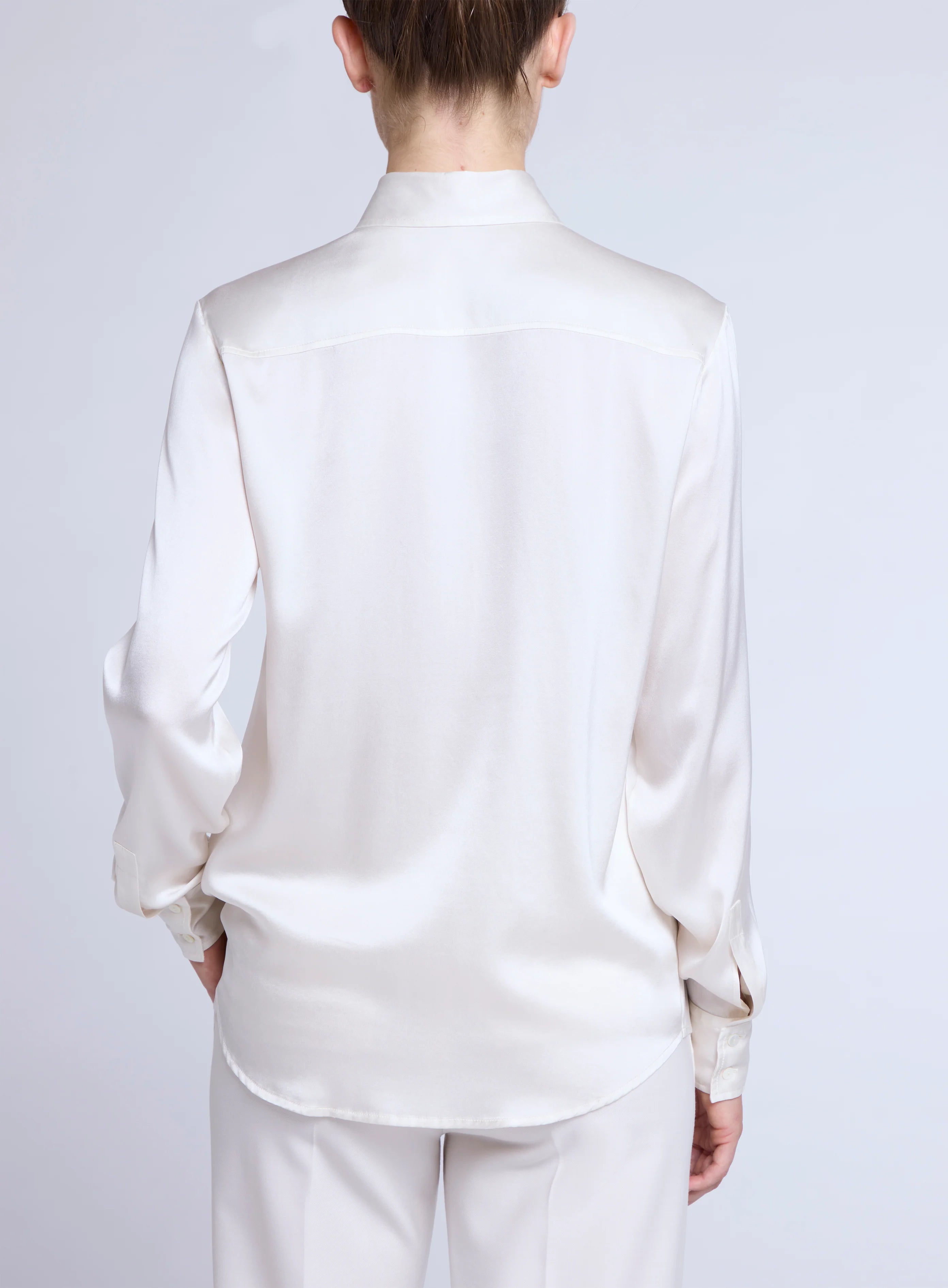 Camicia Satin Stretch