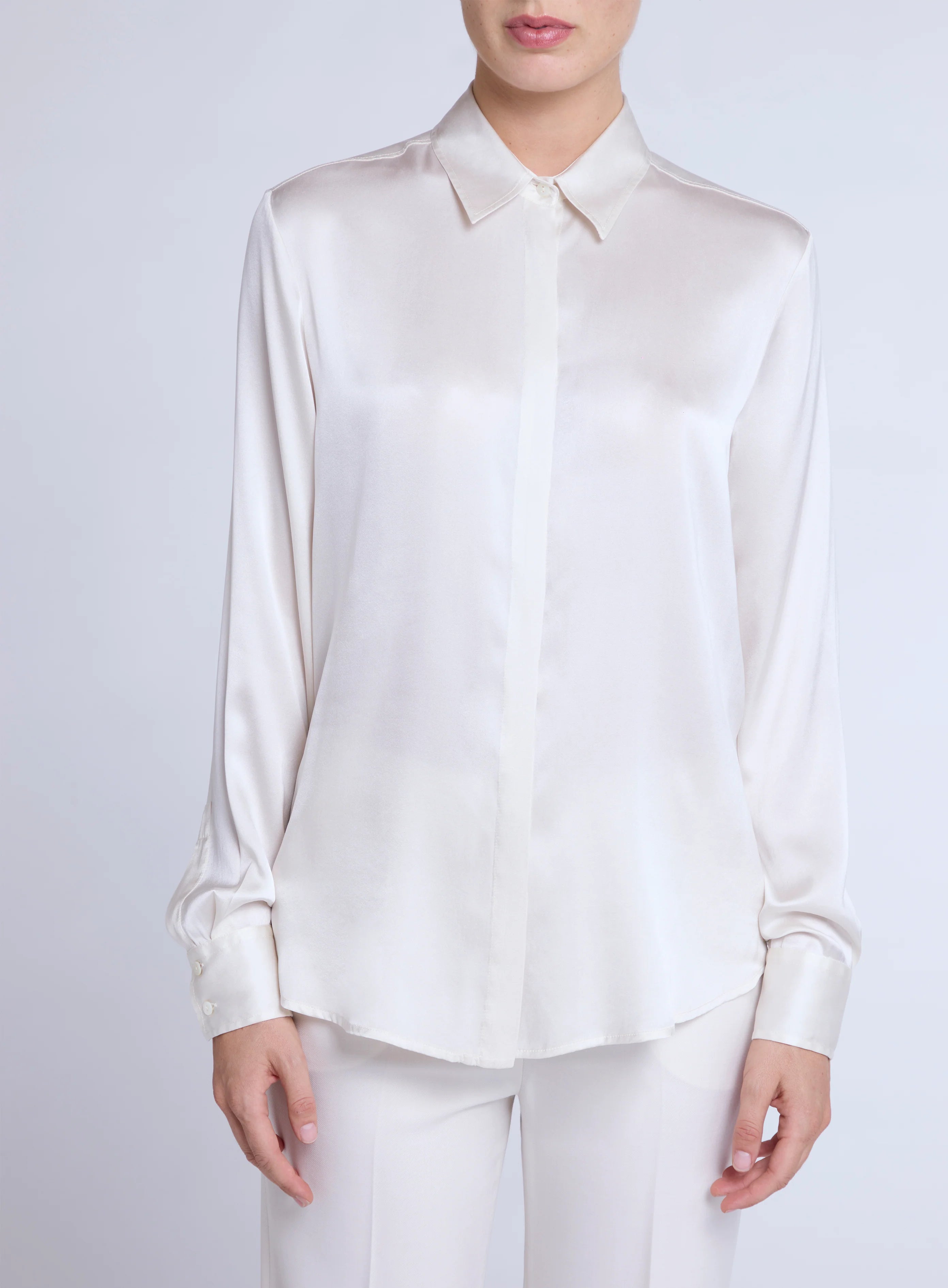 Camicia Satin Stretch